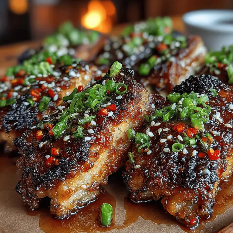 Chicken wings have long held their place as a beloved staple at gatherings, from casual barbecues to festive Super Bowl parties. Their irresistible combination of crispy skin and juicy meat makes them a favorite among guests of all ages. But what elevates chicken wings from a simple dish to a culinary experience is the sauce. Enter Spicy Maple Glazed Chicken Wings—a delightful fusion of sweet and spicy flavors that will leave your taste buds dancing. This recipe brings together the rich sweetness of pure maple syrup with a fiery kick from Sriracha, creating a glaze that perfectly complements the tender chicken wings.