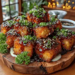 Air Fryer Crispy Teriyaki Salmon Bites are a delightful fusion of flavor and health, making them an appealing option for anyone seeking a quick and nutritious meal. This dish combines the rich, savory taste of salmon with the sweet and tangy notes of teriyaki sauce, creating an irresistible bite-sized treat that is perfect for dinner parties, weeknight meals, or even as a healthy snack. With the growing popularity of air fryers, this recipe not only simplifies cooking but also ensures that you achieve that coveted crispy texture without the need for excessive oil.