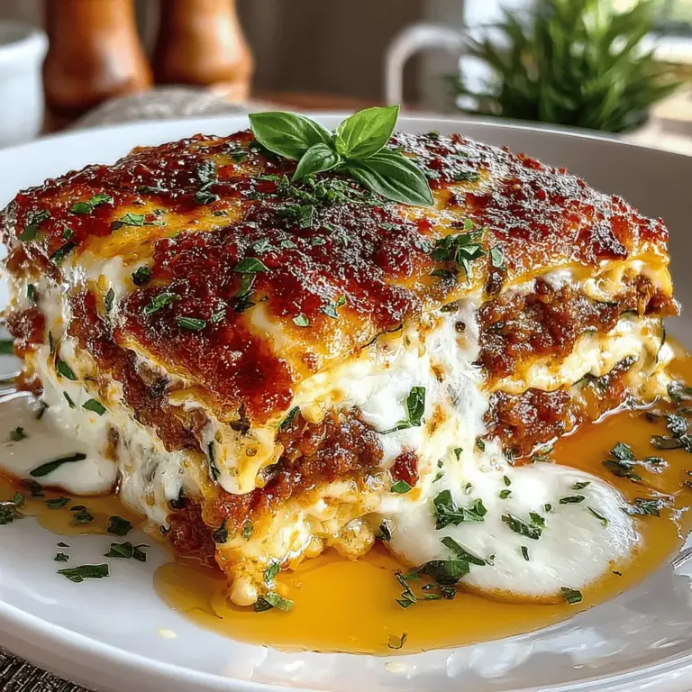 Zucchini lasagna has emerged as a beloved alternative for those looking to enjoy the comforting flavors of traditional lasagna without the hefty carbohydrate count. This innovative dish replaces conventional pasta sheets with thinly sliced zucchini, making it a standout option for low-carb diets, including ketogenic and paleo lifestyles. Not only does zucchini lasagna cater to health-conscious eaters, but it also offers a satisfying and hearty meal that can be enjoyed by everyone, regardless of dietary preferences.