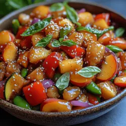 Peachy Bliss Stir Fry Recipe