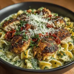 Creamy Pesto Chicken Pasta is a dish that beautifully marries the rich, comforting flavors of creamy sauce with the vibrant, herbaceous notes of pesto. This delightful meal not only tantalizes the taste buds but also offers the convenience that modern home cooks crave. With its luscious texture and aromatic flavors, it has quickly become a favorite among families and food enthusiasts alike.