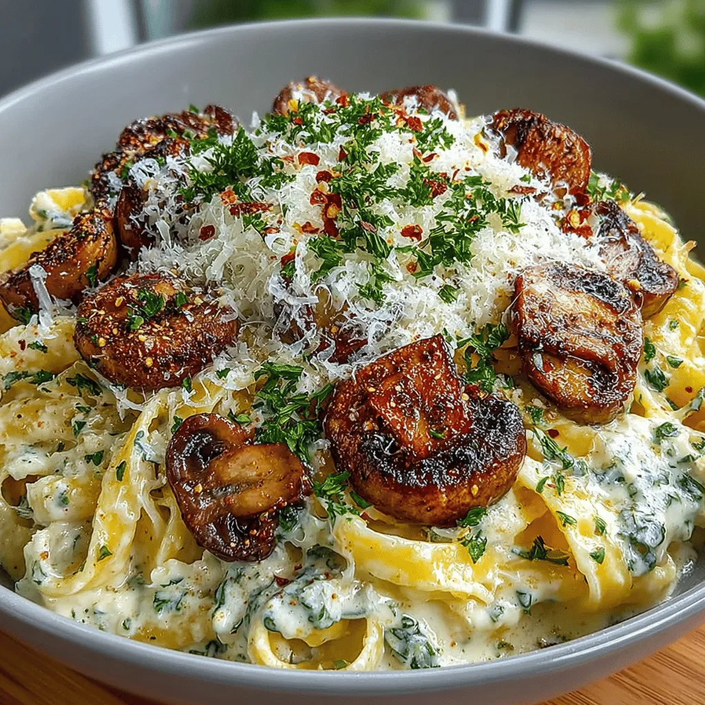 In the world of comfort food, few dishes can rival the creamy, rich flavors of Garlicky Bliss: Creamy Garlic Mushroom Pasta. This delightful recipe combines the earthy taste of mushrooms with the aromatic allure of garlic, all enveloped in a luscious cream sauce. Whether you're looking for a cozy weeknight dinner or an impressive meal to serve guests, this pasta dish is both simple to prepare and utterly satisfying. With just a handful of ingredients, you can create a culinary masterpiece that’s guaranteed to please the palate.
