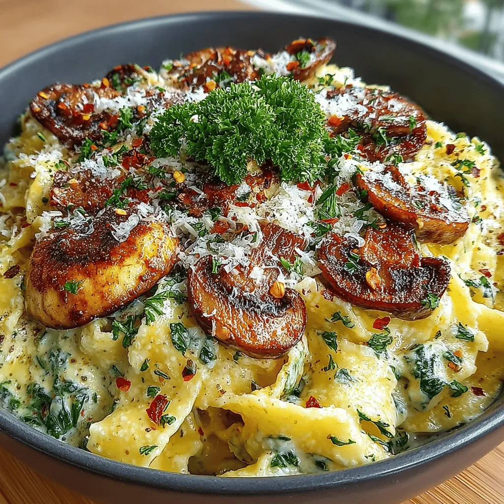 In the world of comfort food, few dishes can rival the creamy, rich flavors of Garlicky Bliss: Creamy Garlic Mushroom Pasta. This delightful recipe combines the earthy taste of mushrooms with the aromatic allure of garlic, all enveloped in a luscious cream sauce. Whether you're looking for a cozy weeknight dinner or an impressive meal to serve guests, this pasta dish is both simple to prepare and utterly satisfying. With just a handful of ingredients, you can create a culinary masterpiece that’s guaranteed to please the palate.