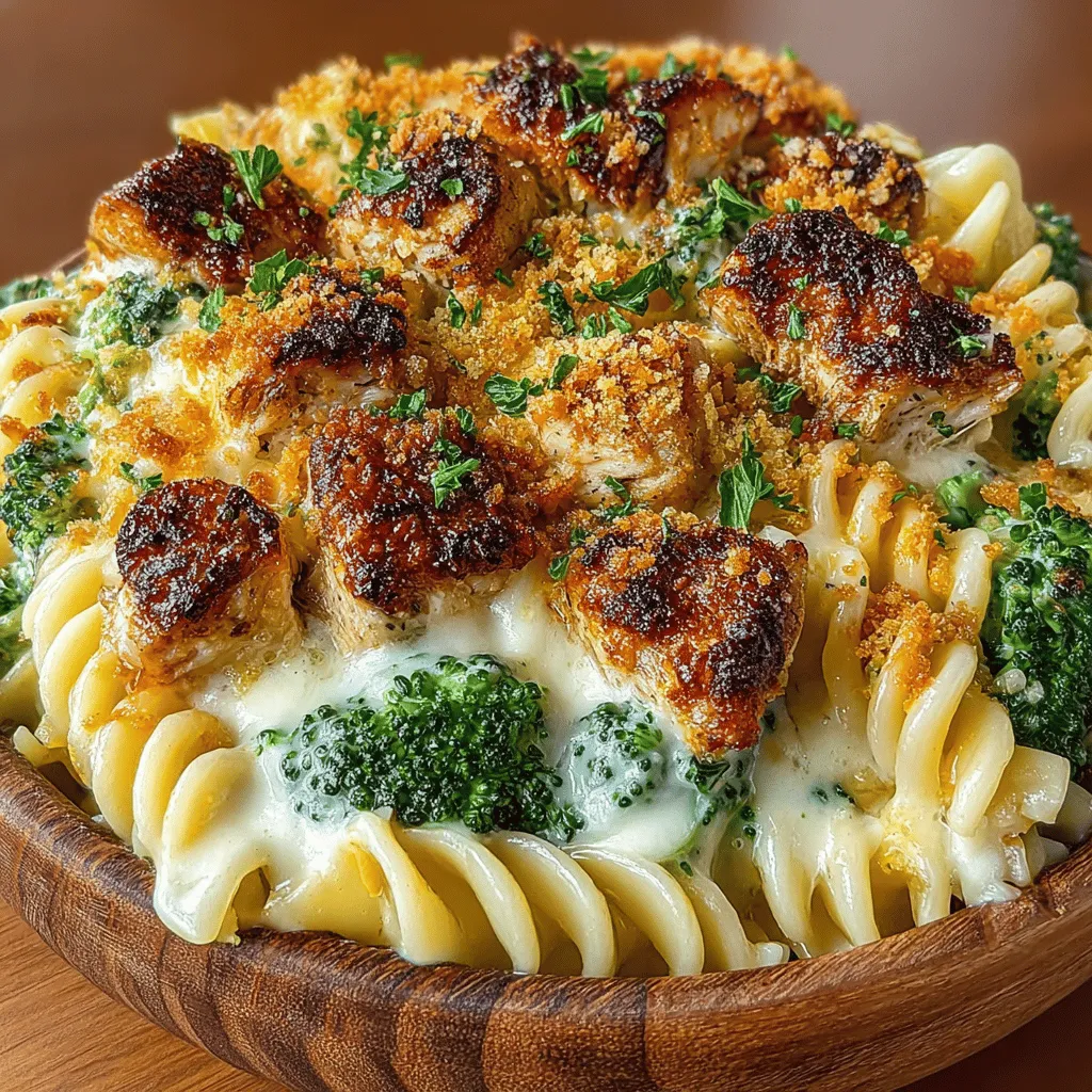 When it comes to comfort food, few dishes can compete with a hearty pasta bake. The Cheesy Delight: Creamy Chicken and Broccoli Pasta Bake is a quintessential example of a meal that warms the soul while simultaneously tantalizing the taste buds. This dish brings together tender chicken, vibrant broccoli, and rich, gooey cheeses all enveloped in a creamy sauce, making it a favorite among families and food lovers alike. What’s more, its appeal lies not just in its taste but also in its simplicity and versatility; it’s an easy weeknight dinner that can be prepared in advance, making it a go-to choice for busy households.