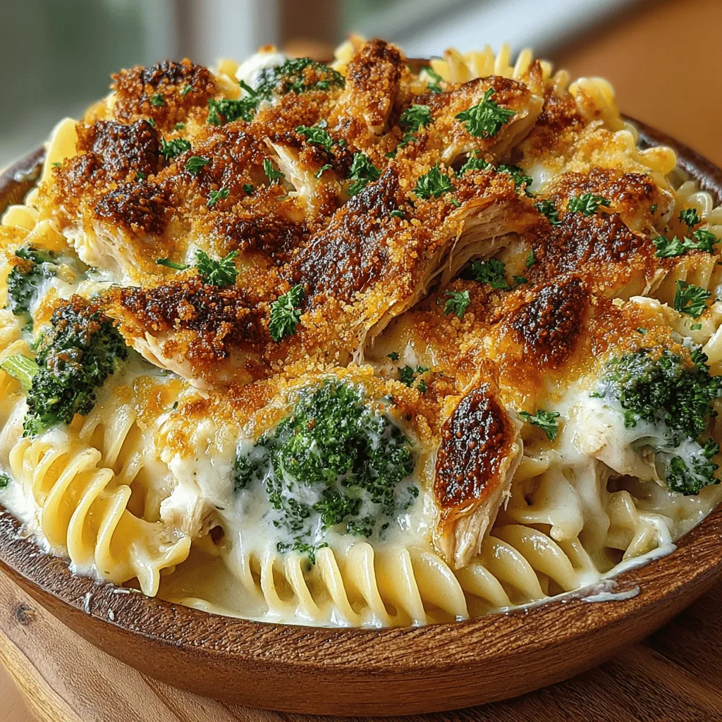 When it comes to comfort food, few dishes can compete with a hearty pasta bake. The Cheesy Delight: Creamy Chicken and Broccoli Pasta Bake is a quintessential example of a meal that warms the soul while simultaneously tantalizing the taste buds. This dish brings together tender chicken, vibrant broccoli, and rich, gooey cheeses all enveloped in a creamy sauce, making it a favorite among families and food lovers alike. What’s more, its appeal lies not just in its taste but also in its simplicity and versatility; it’s an easy weeknight dinner that can be prepared in advance, making it a go-to choice for busy households.
