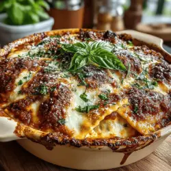 Preheating your oven is a crucial step in ensuring that your Cheesy Baked Ravioli Delight turns out perfectly every time. When you preheat the oven to the desired temperature—usually around 375°F (190°C)—it allows the cooking environment to reach an optimal heat level before you place your dish inside. This initial blast of heat helps to cook the dish evenly and prevents sogginess, ensuring that the ravioli are cooked through while the cheese melts and bubbles beautifully.