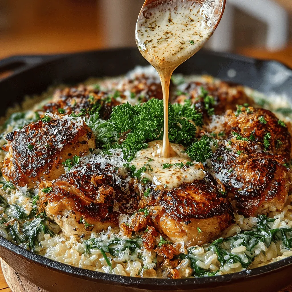 One-pan meals have gained popularity for a good reason: they streamline the cooking process, making it easier for home cooks to whip up delicious dinners without feeling overwhelmed. With minimal cleanup and a straightforward cooking method, this recipe allows you to focus on the joy of cooking rather than the hassle of multiple pots and pans. Whether you’re a busy parent, a professional with a tight schedule, or someone just looking to simplify their cooking routine, this one-pan creamy garlic chicken and rice is a game changer.