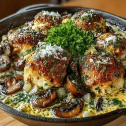 In today’s fast-paced world, the demand for quick, delicious, and satisfying meals is ever-increasing. With busy schedules and the desire to enjoy home-cooked food, one-pan dinners have become a staple in many households. One such dish that exemplifies this trend is the One-Pan Creamy Mushroom and Chicken Bake. This recipe not only delivers on flavor but also simplifies your cooking experience, making it an ideal choice for both weeknight dinners and special occasions.