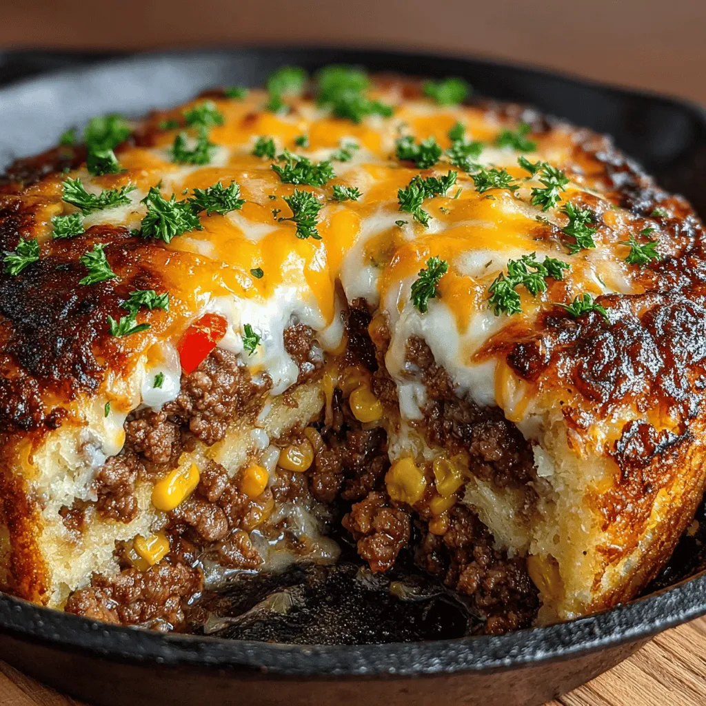 The Cheesy Beef Delight Casserole is more than just a meal; it’s a comforting embrace on a plate. This dish combines the heartiness of ground beef with the creaminess of melted cheese, all enveloped in a medley of flavorful ingredients. Perfect for busy weeknights or family gatherings, this casserole is not only delicious but also incredibly satisfying. It showcases the essence of comfort food, making it a go-to recipe for those seeking warmth and nourishment in every bite.