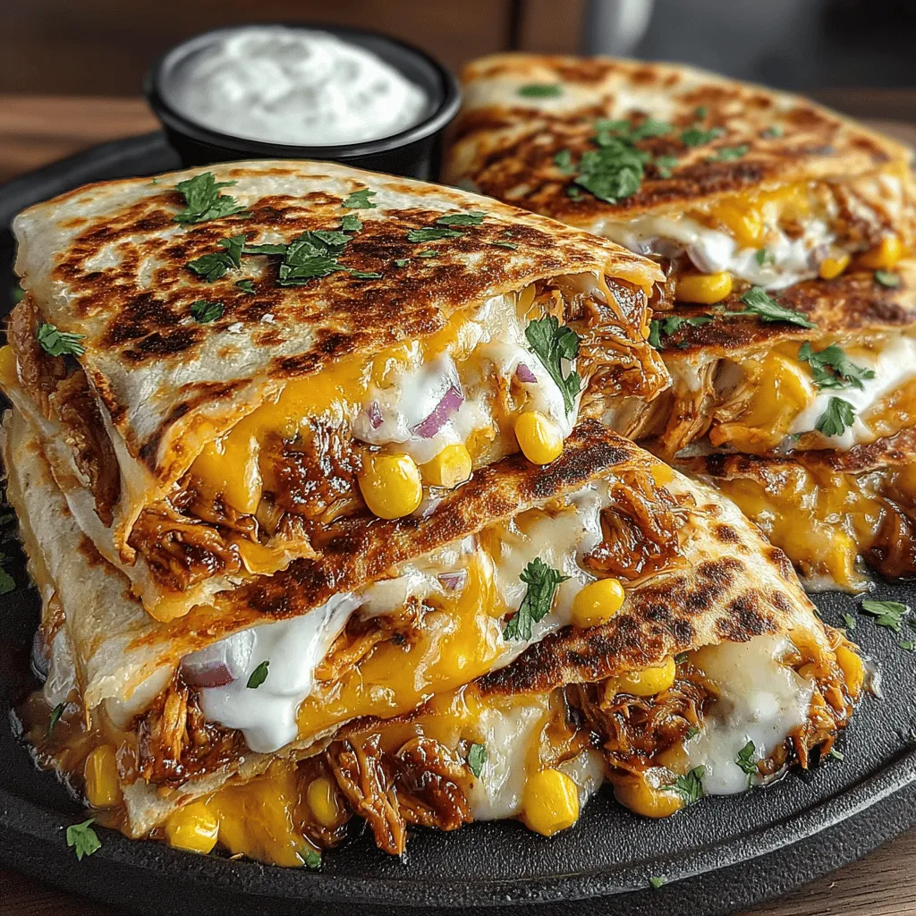 When it comes to quick and delicious meal options, BBQ Chicken Quesadillas stand out as a favorite among food enthusiasts. These savory creations are not only easy to prepare but also offer a delightful combination of flavors that will satisfy any palate. Whether you're looking for a fuss-free dinner on a busy weeknight, a crowd-pleasing dish for casual gatherings, or the perfect snack for game day, BBQ Chicken Quesadillas have you covered. Their versatile nature allows them to be personalized to fit your tastes, making them a go-to recipe for any occasion.