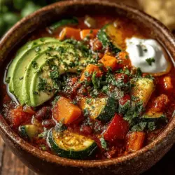 In the realm of comfort food, few dishes resonate as deeply as a warm bowl of chili. This Hearty Vegetable and Bean Chili Delight stands out not just for its robust flavors but also for its nourishing qualities. As the weather cools and the days grow shorter, this chili transforms a simple meal into a heartwarming experience, making it the perfect choice for those chilly evenings spent with family or friends.