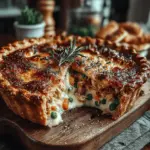 Chicken pot pie stands as a quintessential comfort food, revered for its warm, hearty filling and flaky crust that envelops a medley of flavors. This dish transcends mere sustenance; it evokes memories of family gatherings, where the aroma of baked goodness wafts through the kitchen, inviting everyone to the table. The significance of homemade meals cannot be overstated; they foster familial bonds and create cherished traditions that are passed down through generations. In every bite of chicken pot pie, one can taste the love and care that goes into its preparation, making it the perfect dish for cozy gatherings and chilly nights.
