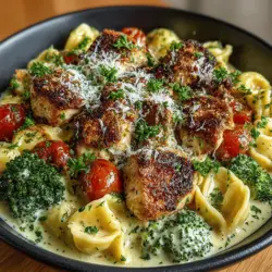 Creamy Chicken & Broccoli Delight is a comforting yet nutritious dish that brings together tender chicken, vibrant green broccoli, and a silky creamy sauce, creating a meal that is as satisfying as it is delicious. This recipe epitomizes the perfect weeknight dinner, seamlessly blending comfort food with a healthy profile. As families and busy professionals strive to balance their schedules with nutritious meals, this delightful dish stands out for its ease of preparation and the harmonious flavors that develop during cooking. Packed with essential nutrients and vibrant colors, Creamy Chicken & Broccoli Delight is not only a feast for the palate but also a treat for the eyes.