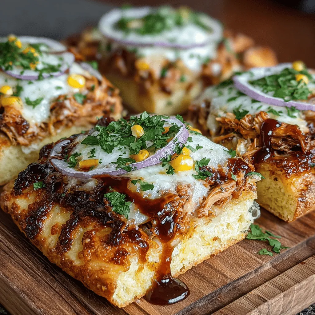 If you’re looking for a quick and delightful meal that brings together the best of comfort food and bold flavors, BBQ Chicken Flatbread Pizzas are the perfect choice. This recipe embodies the essence of a classic pizza while introducing the smoky, tangy goodness of barbecue chicken. Ideal for busy weeknights or laid-back gatherings with friends and family, this dish combines tender chicken, gooey cheese, and zesty BBQ sauce on a crispy flatbread base. The beauty of BBQ Chicken Flatbread Pizzas lies not just in their flavor but also in their versatility—whether you opt for store-bought or homemade flatbreads, you’ll find that this dish can be tailored to suit any palate.