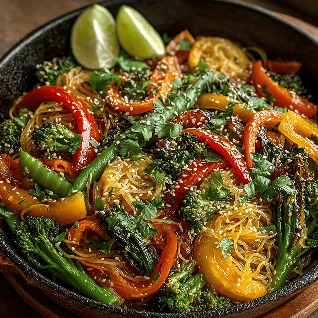 In today’s fast-paced world, finding a dish that is both nutritious and quick to prepare can be a challenge. Enter the Vibrant Veggie Delight Stir-Fry, a feast for the eyes and the palate that brings a spectrum of colors and flavors to your table. This dish is not only visually appealing with its rainbow of fresh vegetables but also packed with essential nutrients, making it an excellent choice for those seeking a wholesome meal without the hassle. Whether you are a busy professional, a parent juggling family commitments, or someone simply looking to eat healthier, this stir-fry is your go-to recipe for a nourishing weeknight dinner.