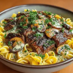 In the realm of comfort food, few dishes can rival the warmth and richness of Beef and Mushroom Stroganoff. This classic recipe combines tender beef, earthy mushrooms, and a creamy sauce, creating a delightful experience that warms the soul. Perfect for weeknight dinners or special occasions, this dish is both satisfying and easy to prepare. With a simple list of ingredients and straightforward steps, you can bring a taste of home to your table. Let's dive into the details of this cozy culinary delight, highlighting its ingredients, preparation, and the flavors that make it a family favorite.