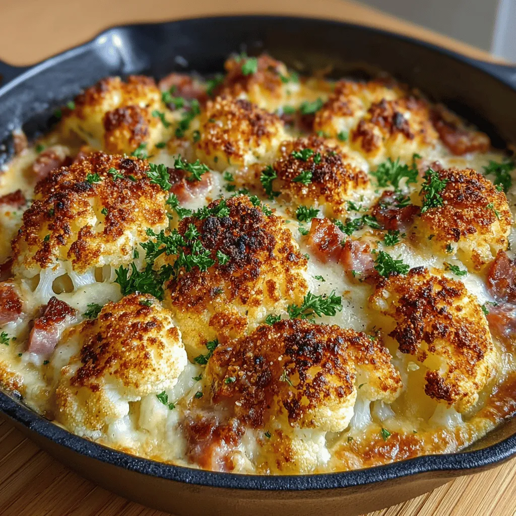 If you are looking for a comforting and hearty dish that combines the nutritional benefits of vegetables with the indulgence of cheese and ham, look no further than Cheesy Cauli-Ham Delight. This savory meal is an excellent choice for family gatherings or a satisfying weeknight dinner. With its creamy texture, savory flavors, and a delightful crunch from the cauliflower, this dish is sure to become a favorite at your dinner table.