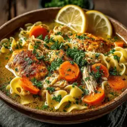 When the temperature drops and the days grow shorter, there's nothing quite like a steaming bowl of homemade chicken noodle soup to warm the soul. This classic dish has been a staple in kitchens for generations, cherished for its comforting flavors and nourishing qualities. Whether you're battling a cold, feeling under the weather, or simply looking for a cozy meal on a chilly evening, this recipe for Cozy Homestyle Chicken Noodle Soup is sure to become a family favorite. Its simplicity and ease of preparation make it an ideal choice for busy weeknights or leisurely weekends when you have time to savor the process.
