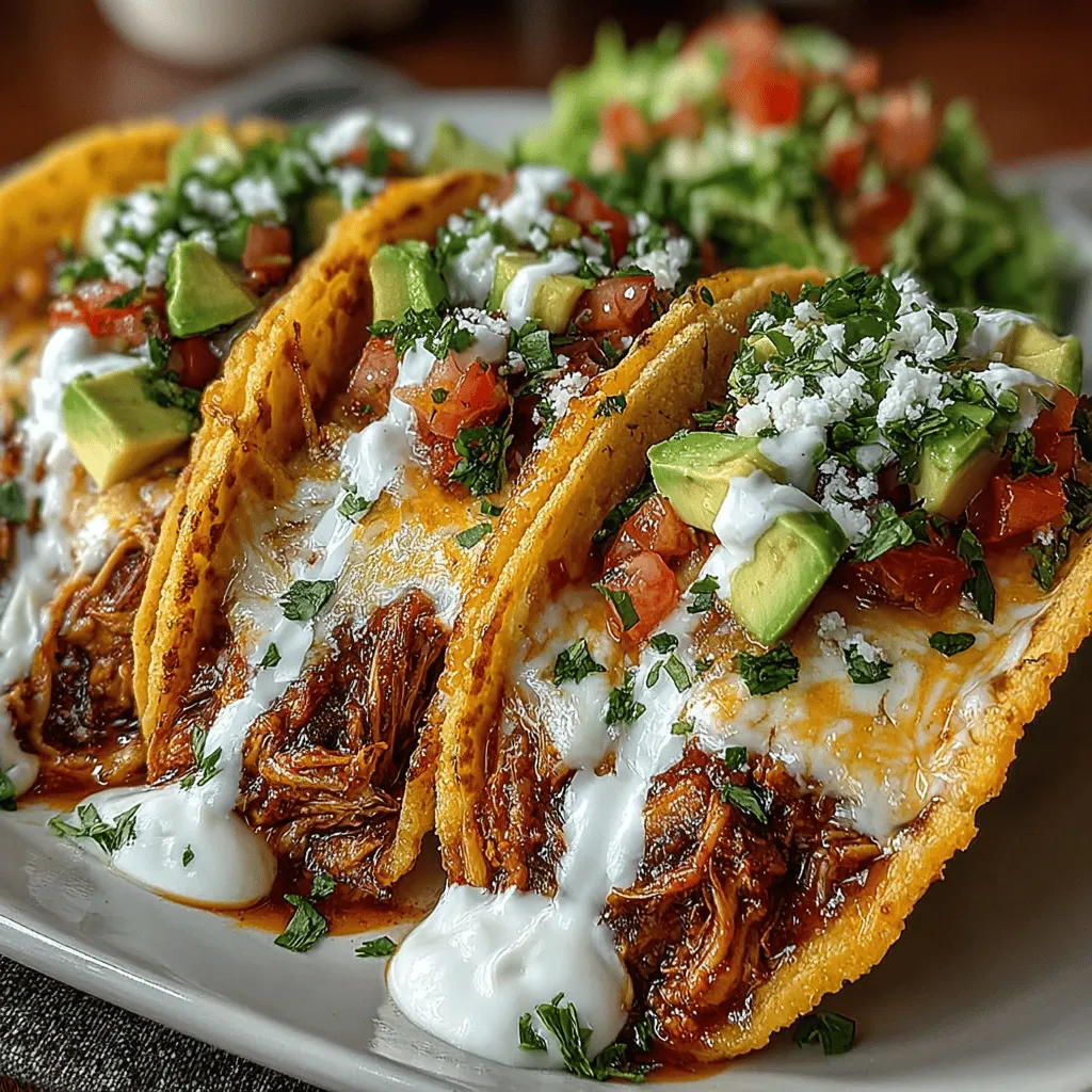 - 2 pounds boneless, skinless chicken thighs - 1 medium onion, chopped - 4 cloves garlic, minced - 2 teaspoons chili powder - 1 teaspoon ground cumin - 1 teaspoon smoked paprika - 1 cup chicken broth - 1 cup sour cream - 1 cup shredded cheese (cheddar or Mexican blend) - Juice of 1 lime - Salt and pepper to taste - Optional toppings: chopped cilantro, diced tomatoes, sliced jalapeños, avocado, and lime wedges
