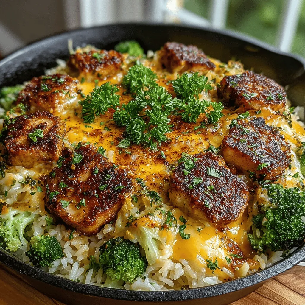 In today’s fast-paced world, home cooks often find themselves in search of meals that are not only quick to prepare but also nutritious and satisfying. Enter the One-Pan Cheesy Broccoli Chicken and Rice Delight—an ultimate solution to your weeknight dinner dilemmas. This delightful dish brings together tender chicken, vibrant broccoli, and a decadent cheesy sauce, all cooked in a single pan. It’s more than just a meal; it’s a culinary experience that promises flavor, comfort, and convenience, making it a perfect choice for busy families or anyone looking to minimize kitchen cleanup.