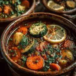 Hearty soups have long been a staple in home cooking, providing warmth and comfort during colder months while also serving as a nutritious meal option year-round. Among these comforting dishes, Hearty Vegetable and Lentil Soup stands out as a nourishing delight. Packed with protein, fiber, and essential vitamins, this soup is not only filling but also supports a balanced diet. The combination of lentils and fresh vegetables creates a rich, savory flavor profile that satisfies both the palate and the body.