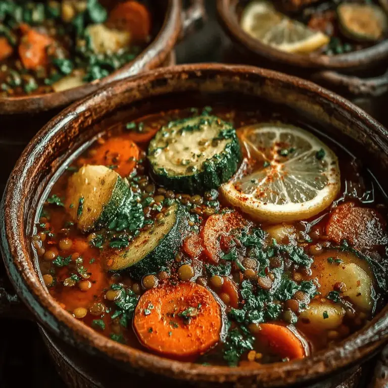 Hearty soups have long been a staple in home cooking, providing warmth and comfort during colder months while also serving as a nutritious meal option year-round. Among these comforting dishes, Hearty Vegetable and Lentil Soup stands out as a nourishing delight. Packed with protein, fiber, and essential vitamins, this soup is not only filling but also supports a balanced diet. The combination of lentils and fresh vegetables creates a rich, savory flavor profile that satisfies both the palate and the body.