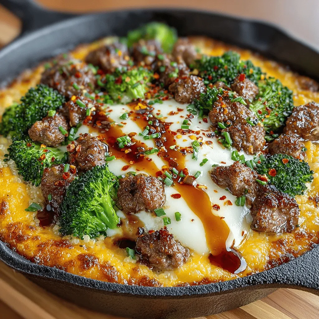 In the realm of quick and satisfying meals, the Cheesy Beef and Broccoli Skillet Delight has carved out a special place. This dish is a harmonious blend of savory flavors and nutritious ingredients, making it an ideal choice for busy weeknights when time is of the essence. Whether you're feeding a family or just looking for a delicious meal for yourself, this one-pan recipe promises minimal prep and cleanup, allowing you to enjoy a comforting meal without the hassle.