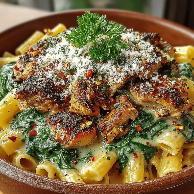 In today’s fast-paced world, the demand for quick and convenient meals has skyrocketed. One-pot meals have surged in popularity, offering busy individuals and families a solution that combines ease of preparation with delicious flavors and minimal cleanup. One such dish that perfectly encapsulates this trend is Creamy Chicken and Spinach One-Pot Pasta. This delightful recipe brings together tender chicken, wholesome spinach, and creamy pasta, creating a comforting meal that is as nutritious as it is satisfying.