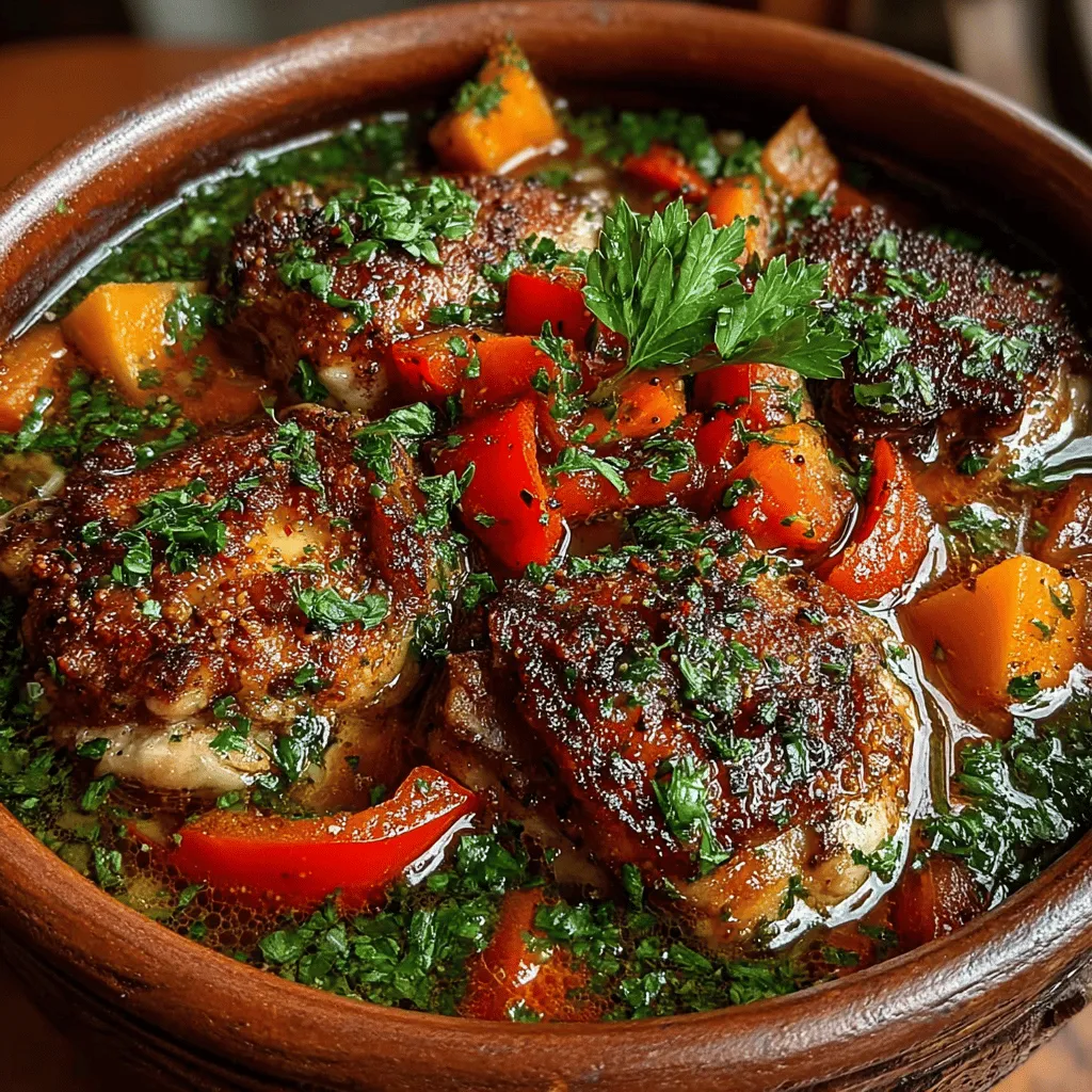 In the world of comforting home-cooked meals, few dishes resonate as deeply as the Savory Chicken & Sweet Potato Delight. This delightful recipe combines the rich flavors of tender chicken thighs with the natural sweetness of roasted sweet potatoes, creating a harmony that is both satisfying and nourishing. The dish not only caters to the palate but also embraces a wholesome approach to cooking, making it a perfect choice for families seeking balanced nutrition without sacrificing taste.