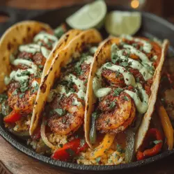 Sizzling Shrimp Fiesta Fajitas