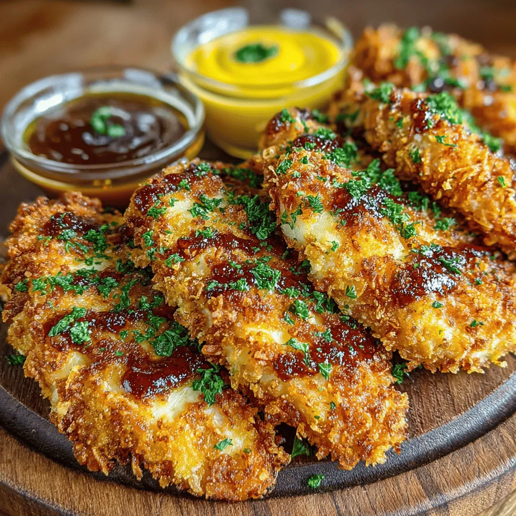 When it comes to comfort food, few dishes can rival the allure of crispy golden chicken tenders. Perfectly seasoned, tender on the inside, and enveloped in a crunchy coating, chicken tenders are a perennial favorite among both children and adults alike. Whether enjoyed as a simple weeknight dinner, a party snack, or a game-day treat, these delightful morsels never fail to satisfy. Paired with a sweet honey mustard dip that balances tanginess and richness, it’s no wonder that this dish has earned its place as a beloved staple in households around the world.
