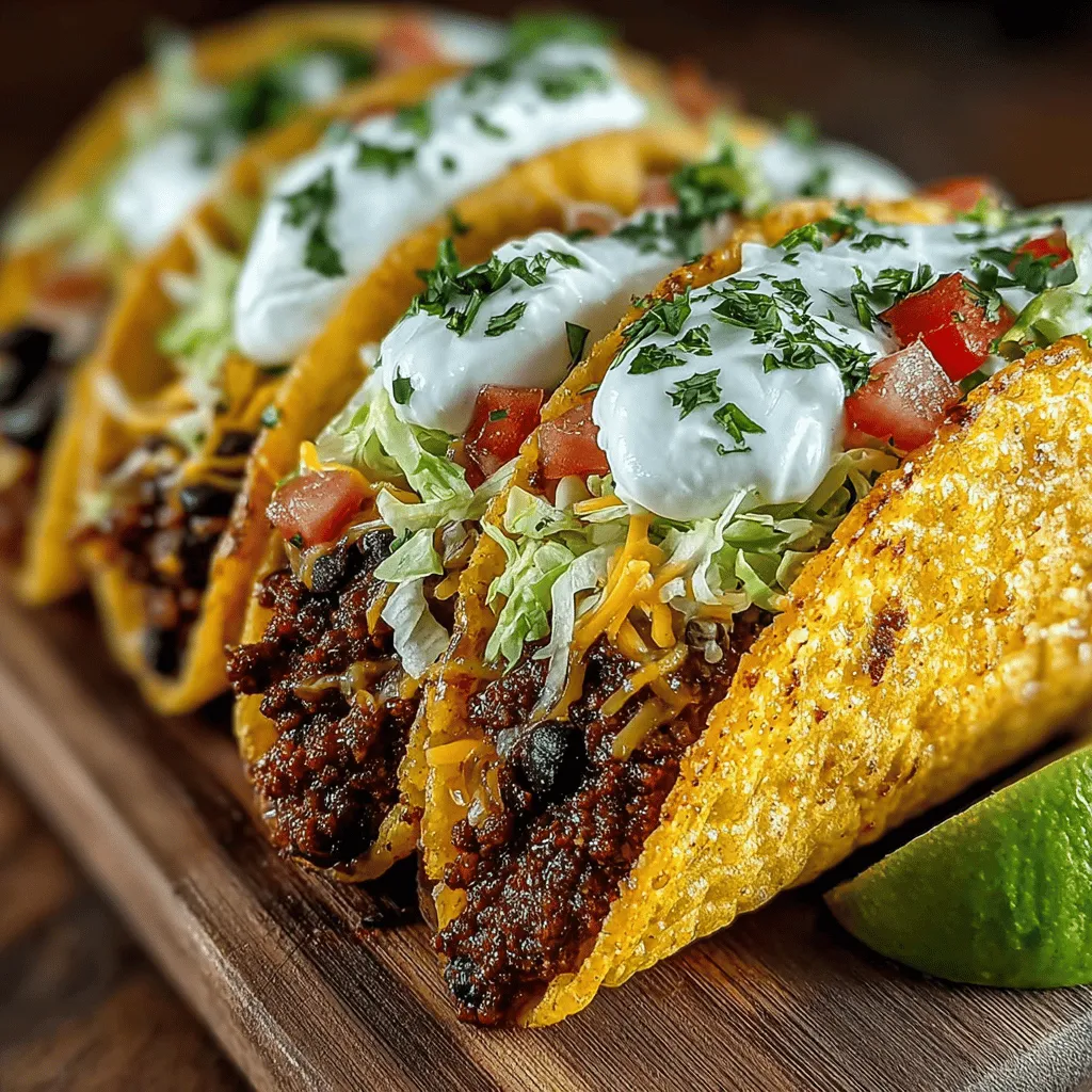 In the world of quick and satisfying meals, Beefy Bliss Taco Wraps stand out as a perfect option for busy weeknights or casual weekend gatherings. This delightful recipe combines seasoned ground beef with black beans, corn, and fresh vegetables, all wrapped in a soft flour tortilla. Not only is this dish easy to prepare, but it also allows room for creativity with optional toppings, making it a versatile choice for any palate. Let’s dive into the details of this savory recipe, perfect for feeding family or friends, and explore the step-by-step process of creating these mouthwatering taco wraps.