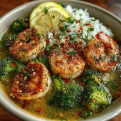 In the realm of culinary delights, the role of citrus in enhancing flavors cannot be overstated, and this recipe for Garlic Butter Marvel: Shrimp & Broccoli Delight is no exception. The bright notes of lemon zest and the tangy kick from fresh lemon juice work in harmony with the rich, buttery garlic sauce. The acid from the lemon not only brightens the dish but also balances the richness of the butter, creating a well-rounded flavor profile that tantalizes the taste buds.
