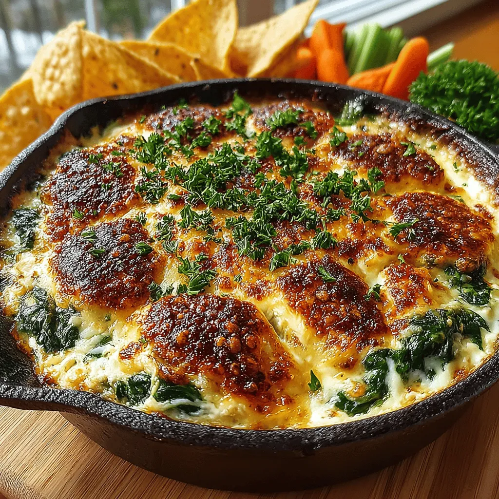 Dips have become a staple at social gatherings and parties, bringing friends and family together over shared flavors and experiences. Among the myriad of options, the Cheesy Spinach & Artichoke Bliss Dip stands out as a true crowd-pleaser. This delightful dish boasts a creamy texture and savory flavors, making it perfect for any occasion, from casual get-togethers to festive celebrations. Not only does it tantalize the taste buds, but it also offers nutritional benefits thanks to the inclusion of spinach and artichokes.