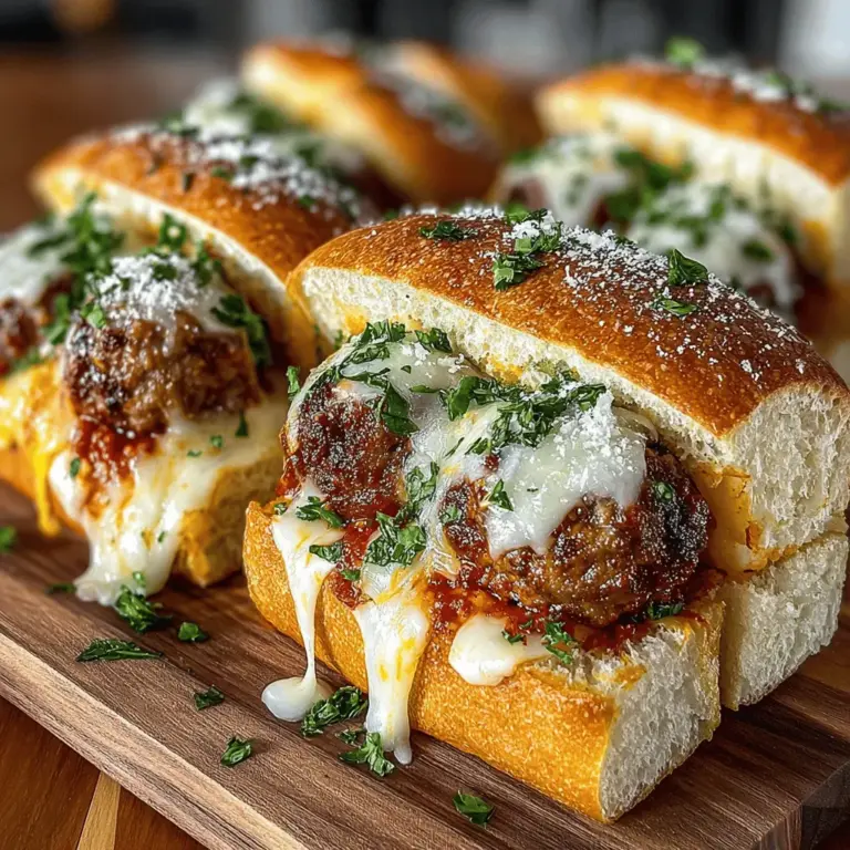 Meatball sub sandwiches are a classic comfort food that brings a sense of warmth and satisfaction with every bite. This hearty dish combines tender, flavorful meatballs with rich marinara sauce, all nestled in a soft hoagie roll. There's something inherently joyful about homemade meals, especially when they can be shared with family and friends. In this recipe, we will explore how to create the perfect meatball sub, highlighting the quality ingredients that come together to make this beloved dish a favorite.