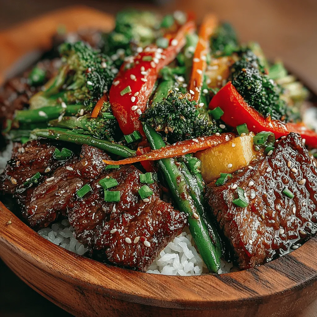 The Sizzling One-Pan Beef & Veggie Delight is a quick and nutritious dish perfect for busy weeknights or when you want to impress your family with minimal effort. This vibrant stir-fry combines tender beef sirloin with fresh, crunchy vegetables, all brought together with a savory sauce. With its easy preparation and delightful flavors, this recipe not only satisfies your taste buds but also nourishes your body. In this article, we'll explore the ingredients, step-by-step cooking process, and the benefits of this wholesome meal.