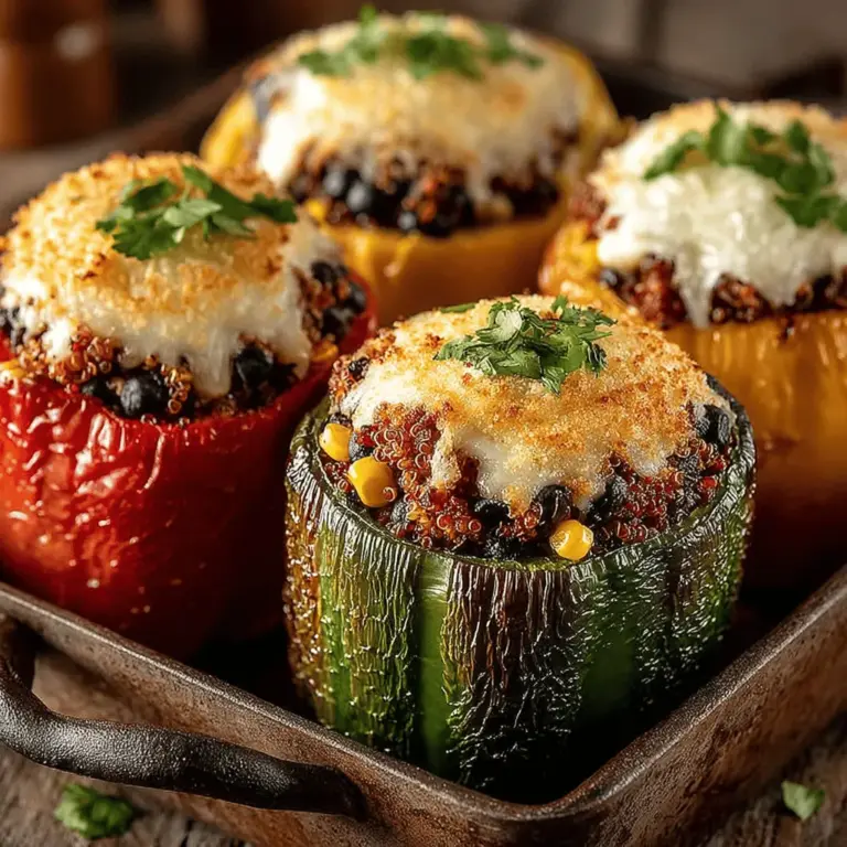 Savory Turkey and Quinoa Stuffed Peppers are a delightful and nutritious meal option that perfectly balances flavor and health. Combining lean ground turkey with protein-packed quinoa and a medley of colorful vegetables, this dish is not only visually appealing but also satisfying. Ideal for family dinners or meal prep, these stuffed peppers offer a wholesome alternative to traditional comfort food. In this article, we will explore the recipe in detail, providing insights into the benefits of the ingredients and tips for making this dish a staple in your cooking repertoire.