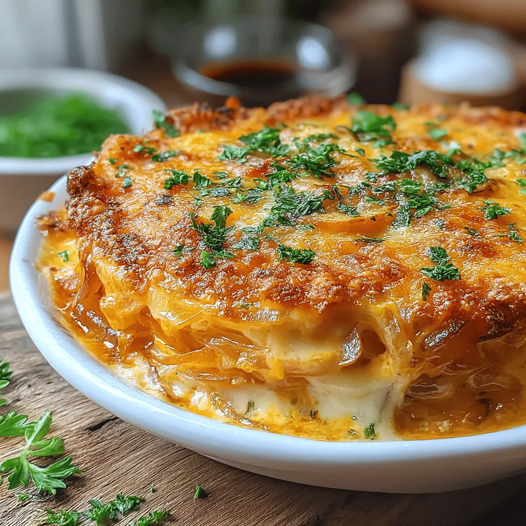 If you're searching for a dish that embodies comfort and rich flavors, look no further than Gouda & Onion Gratiné. This delightful dish combines the smoky essence of Gouda cheese with the sweetness of caramelized onions, creating a flavor profile that is both inviting and satisfying. Whether served as a side or a main dish, it's sure to be a hit at any gathering.