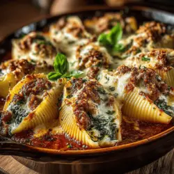 In the realm of comfort food, few dishes rival the heartwarming nature of Cheesy Turkey & Spinach Stuffed Shells. This delightful recipe combines tender jumbo pasta shells stuffed with a savory mixture of ground turkey, fresh spinach, and an array of cheeses, all enveloped in a rich marinara sauce. Perfect for family dinners or gatherings, this dish is not only satisfying but also a great way to incorporate lean protein and greens into your meal. Let's dive into the details of this delicious recipe, including step-by-step instructions and the nutritional benefits of the ingredients used.