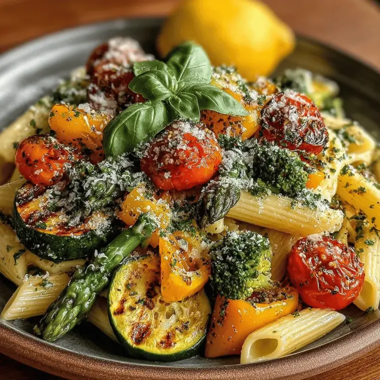 - 8 ounces of your preferred pasta (e.g., spaghetti, penne, or fettuccine) - 2 tablespoons olive oil - 3 cloves garlic, minced - 1 cup bell peppers, sliced (any color) - 1 cup zucchini, sliced - 1 cup cherry tomatoes, halved - 1 cup broccoli florets - 1 cup asparagus, trimmed and cut into 1-inch pieces - 1 lemon (zest and juice) - Salt and pepper, to taste - Fresh basil leaves, for garnish - Grated Parmesan cheese or vegan cheese alternative (optional)