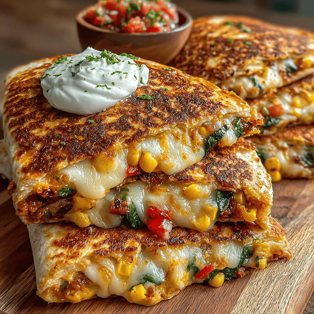 Fun Cheesy Veggie Wraps are a delightful and easy meal option that brings together the goodness of fresh vegetables, the creaminess of cheese, and the convenience of whole wheat tortillas. This versatile dish is perfect for various occasions, whether you are preparing a quick lunch for yourself, serving a family dinner, or packing a tasty snack for a picnic. Incorporating vegetables into meals is not only beneficial for your health but also enhances the flavor profile of any dish. With the combination of vibrant veggies and melted cheese, these wraps are sure to please everyone's palate. The preparation is simple and quick, making it an ideal choice for busy individuals or families seeking a satisfying and nutritious meal.