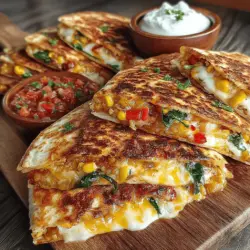 Fun Cheesy Veggie Wraps are a delightful and easy meal option that brings together the goodness of fresh vegetables, the creaminess of cheese, and the convenience of whole wheat tortillas. This versatile dish is perfect for various occasions, whether you are preparing a quick lunch for yourself, serving a family dinner, or packing a tasty snack for a picnic. Incorporating vegetables into meals is not only beneficial for your health but also enhances the flavor profile of any dish. With the combination of vibrant veggies and melted cheese, these wraps are sure to please everyone's palate. The preparation is simple and quick, making it an ideal choice for busy individuals or families seeking a satisfying and nutritious meal.