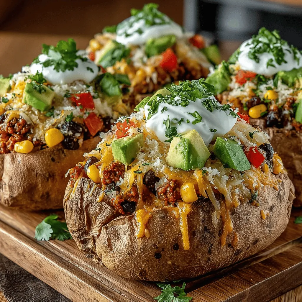 Taco-Stuffed Sweet Potatoes are a delicious and nutritious twist on traditional tacos, combining the sweetness of roasted sweet potatoes with a savory taco filling. This recipe is packed with flavor and offers a balanced meal that is perfect for any occasion. Not only is it easy to prepare, but it also caters to various dietary preferences, making it a versatile dish for family dinners or gatherings. In this article, we will explore the ingredients, preparation steps, nutritional benefits, and serving suggestions for these delightful taco-stuffed sweet potatoes.