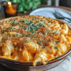 As the leaves turn and the air becomes crisp, there's nothing quite like a warm, comforting dish to bring a sense of coziness to your home. Enter Creamy Pumpkin Mac and Cheese with a Sage Crunch—an autumn-inspired twist on the classic comfort food that you know and love. This dish combines the creamy richness of traditional mac and cheese with the seasonal sweetness of pumpkin, creating a delightful harmony that is perfect for sharing with family and friends.