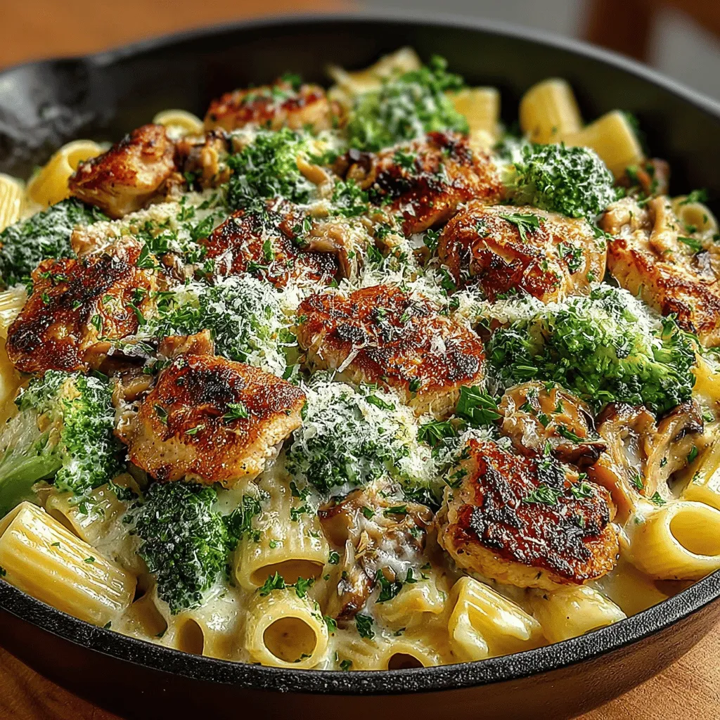 Creamy Chicken and Broccoli Pasta Skillet is the perfect comforting dish that brings together succulent chicken, vibrant broccoli, and al dente pasta in a rich, creamy sauce. This recipe is ideal for busy weeknights when you crave something wholesome yet quick to prepare. The combination of protein, vegetables, and carbohydrates in a single skillet not only simplifies your cooking process but also satisfies your hunger with a well-rounded meal.