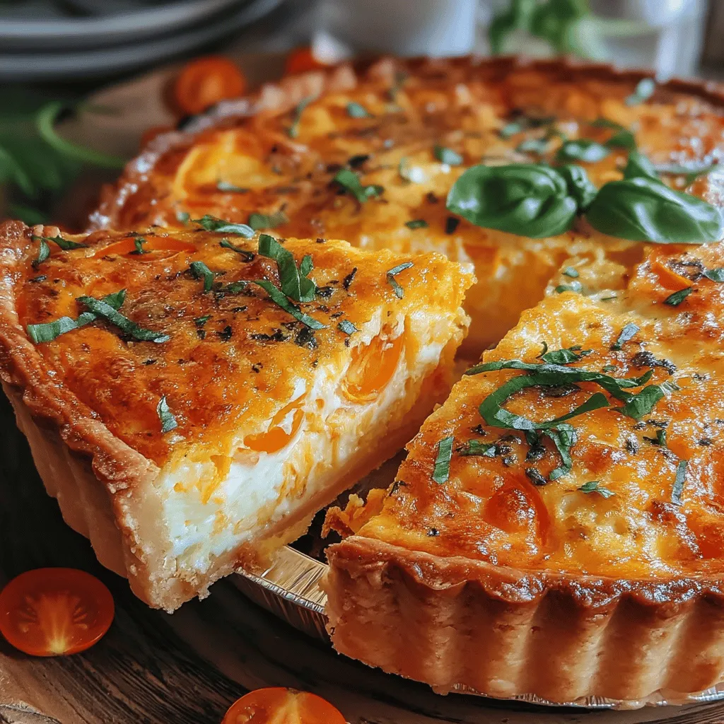 The Cheesy Tomato and Basil Quiche is a delightful dish that combines the richness of cheese with the freshness of tomatoes and basil. Perfect for brunch, lunch, or even a light dinner, this quiche is not only easy to make but also bursting with flavor. In this article, we will explore the ingredients, preparation steps, and the joy of serving this savory treat.