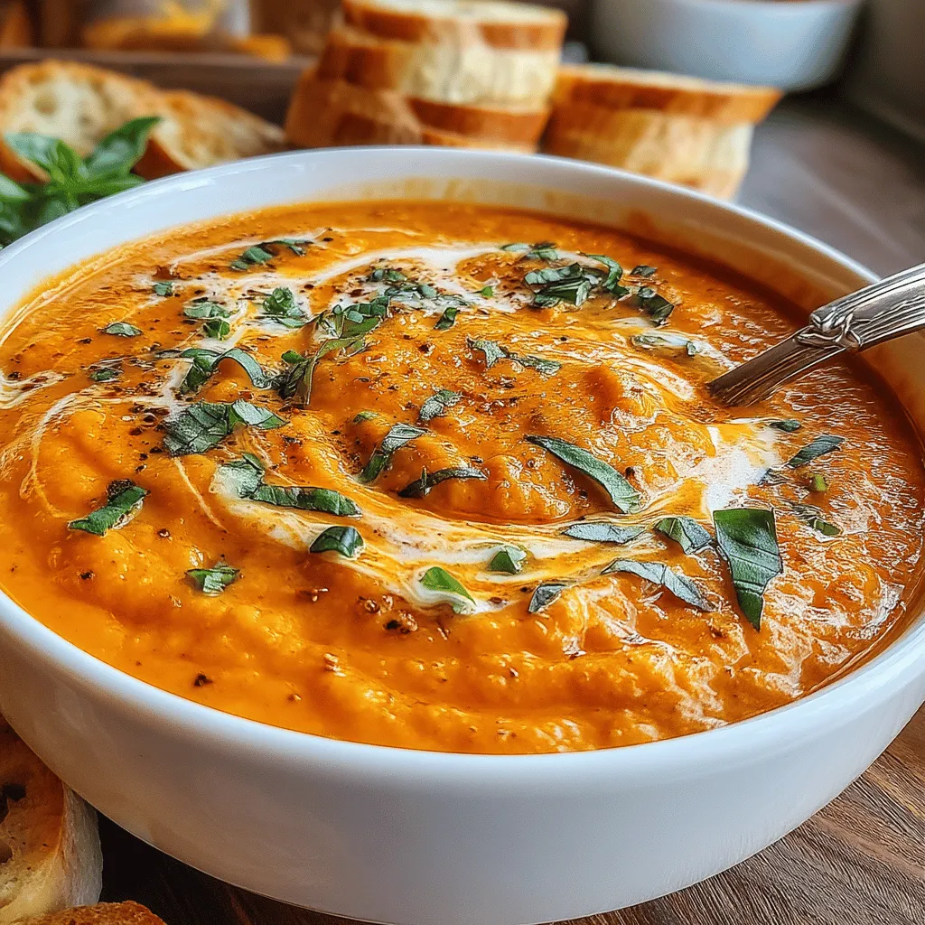 If you're searching for a cozy dish that warms your soul while delighting your taste buds, look no further than creamy roasted red pepper and lentil soup. This vibrant soup boasts a luscious texture that is both filling and comforting, making it perfect for any occasion. With the rich flavors of roasted red peppers and the earthy notes of lentils, each spoonful offers a delightful experience.