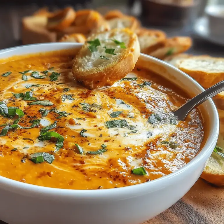 If you're searching for a cozy dish that warms your soul while delighting your taste buds, look no further than creamy roasted red pepper and lentil soup. This vibrant soup boasts a luscious texture that is both filling and comforting, making it perfect for any occasion. With the rich flavors of roasted red peppers and the earthy notes of lentils, each spoonful offers a delightful experience.