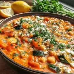 Mediterranean cuisine is celebrated not only for its vibrant flavors but also for its numerous health benefits. Rich in fresh vegetables, healthy fats, and whole grains, this style of cooking promotes a well-balanced diet that can enhance overall wellness. Among the many delightful dishes, the Quick Skillet Mediterranean Chickpea Stew stands out as a wholesome, easy-to-make option that brings the essence of the Mediterranean straight to your kitchen.