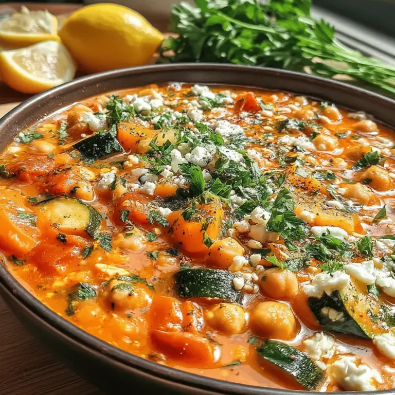 Mediterranean cuisine is celebrated not only for its vibrant flavors but also for its numerous health benefits. Rich in fresh vegetables, healthy fats, and whole grains, this style of cooking promotes a well-balanced diet that can enhance overall wellness. Among the many delightful dishes, the Quick Skillet Mediterranean Chickpea Stew stands out as a wholesome, easy-to-make option that brings the essence of the Mediterranean straight to your kitchen.